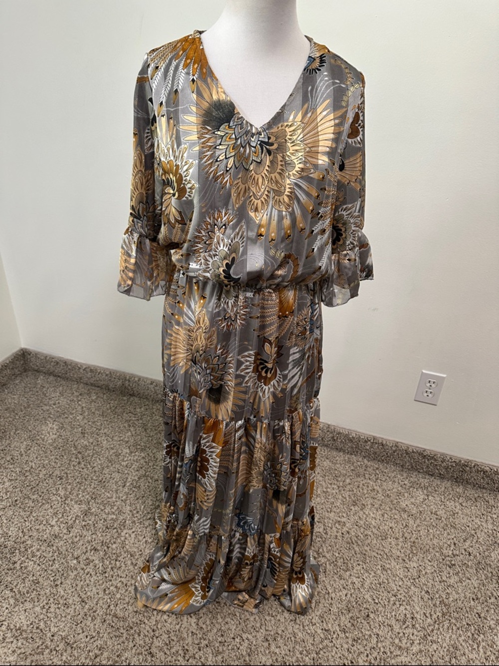 🕯️ NWT Sweet Salt Satin Maxi Dress
